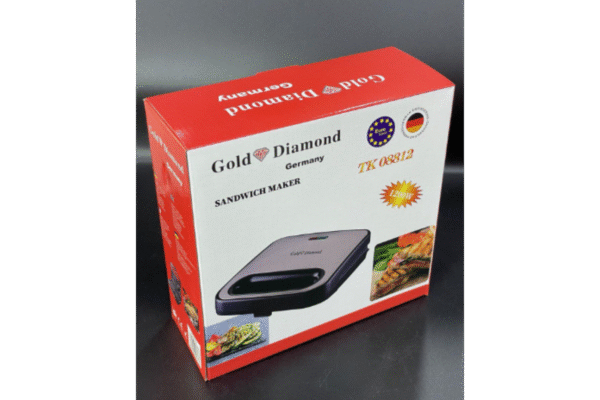 Сендвичница-бутербродница Gold Diamond  TK08812